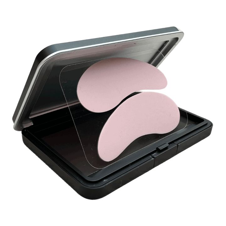 Loui&I Reusable Under-Eye Patches Set With Luxury Mirror Box & Velvet Pouch